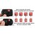Gadget Hero's Wireless Flash Trigger + 2 Receiver For Canon Nikon Olympus Pentax Sigma Sunpak Vivitar Yongnuo Hotshoe Flashes