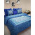 Ruby Creation Jaipuri Printed Cotton 1 Double Bedsheet With 2 Pillow Cover