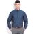 Men's Checkered Formal Blue Shirt