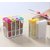 Urban Living Crystal Seasoning Box Pepper Salt Spice Rack Plastic 6 Box