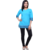 Majori Casual 3/4 Sleeve Azure Women's Top