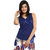 Majori Festive, Party, Wedding Sleeveless Self Design Women's Top