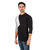 Aurelio Marco Stylish Designed White Millange Black Round Neck Men T Shirt