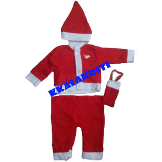 SANTA CLAUS X'MAS FANCY DRESS COSTUME FOR KIDS