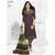Shree Ganesh Pranjul Women's Unstitched Cotton Dress Material Brown P424