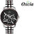 Oxcia Watch Round Dial Silver Metal Strap Men Quartz Watch