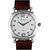 Oxcia Watch Round Dial Brown Leather Strap Men Quartz Watch