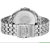 Oxcia Watch Round Dial Silver Metal Strap Men Quartz Watch
