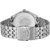 Oxcia Watch Round Dial Silver Metal Strap Men Quartz Watch