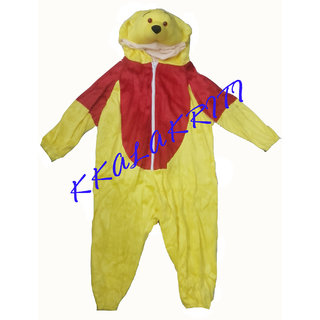 Pooh Cartoon Fancy Dress Costume For Kids