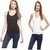 Black and white  Colour Stretchy Slips Camisole,Inner  for ladies ,Girls and for women