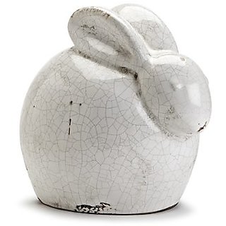 Buy Abbott Terracotta Garden Crouching Rabbit Figurine Online @ ₹11140 ...