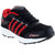 FiTTOS Red Black Sports Shoes