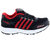 FiTTOS Red Black Sports Shoes