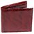 CAY Stylish  Trendy Dark Brown Bi-fold  Leather Wallets  For Men