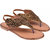 Jade womens footwear copper ethnic fancy flat sandals