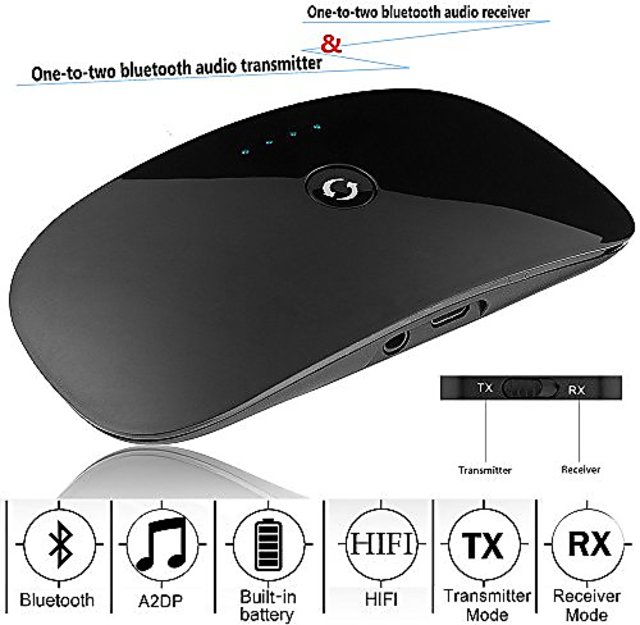 Buy Fozela Simple Design Bluetooth Audio Receiver and Transmitter 2-in ...