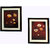 Red Flower Paintings Set Of 2