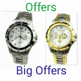 Rosra Silverand GoldenSilver Buy 1 ger 1 rosra watches Bt Eglob