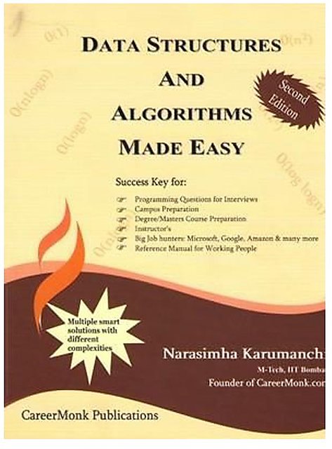 Buy data structures and algorithms made easy 5th edition Online @ ₹580 ...