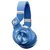 Bluedio T2 Plus Turbine Wireless Bluetooth Headphones with Mic/Micro SD Card Slot/FM Radio (Blue)