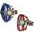 Butterfly ladies watch Combo Vintage Design Watches (BLUE  RED)