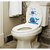 Jaamso Royals 'Cute Whales Bathroom-Toilet' Wall Sticker (21 cm X 29.7 cm)
