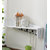 Onlineshoppee  Wooden Wall Shelf/Bracket With Key Hooks Size (LxBxH-23x5x6) inch
