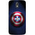 ColourCrust Captain America Printed Designer Back Cover For HTC Desire 526G Plus / Dual Sim Mobile Phone - Matte Finish Hard Plastic Slim Case
