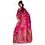 Holyday Women's Poly cotton Self design Saree, Pink (Sharma_Beauty_Pink)