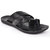 Action Shoes Flotter Men's Black Slippers