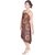 Uttam Brown Plain A Line Dress