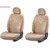 Car Seat Covers Towel Beige for Santro- WagonR- Alto- i10- i20- Figo- Indica