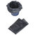 OURZ Polythene Disposable Garbage Dustbin Trash Bags or Cover - 30 Pcs (50 cm x 60 cm)