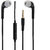 3.5MM  Earphones With Mic Black Compatible With Micromax Canvas Spark Q380