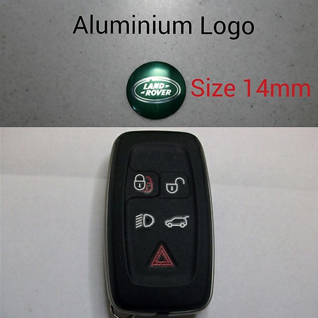 Buy CAR KEY FOB LOGO . RADIO KNOB AC KNOB EMBLEM STICKER 14MM FOR LAND ...