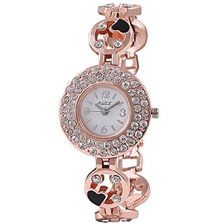White Dial Analog Watch For Women