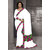 Sareeka Sarees White Georgette Embroidered Saree With Blouse