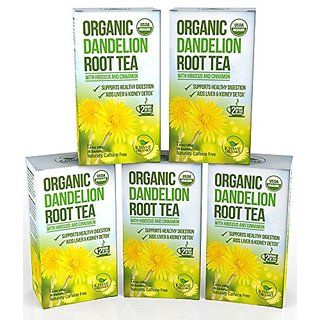 Buy Kiss Me Organics - Organic Dandelion Root Tea - 100 Tea Bag Value ...