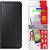 Black Leather Flip Cover and 25D HD Flexible Tempered Glass for Vivo Y21