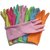 4 PAIRS (LARGE) REUSABLE LATEX RUBBER HAND GLOVES DISH WASHING CLEANING GARDEN