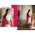 White Chiffon Long Length Anarkali Churidar Dress