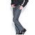 Patloon Grey Regular Fit Mid Rise Formal Trousers For Men's