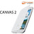 Micromax Canvas 2 Colours A120 Flip Cover White+SCREENGUARD