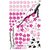 Walltola Pink Flower Branch With Birds Wall Decal (59X36 Inch)