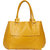 Bagkok Yellow Printed Casual Totes