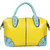 Bagkok Yellow Printed Casual Totes