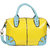 Bagkok Yellow Printed Casual Totes