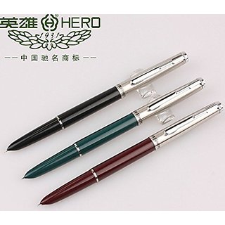 Buy Brand New Original HERO 007 Model Classic Fountain Pen Black, Red ...
