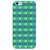 Fuson Designer Phone Back Case Cover Apple iPhone 6 Plus :: Apple iPhone 6+ ( Blue And Green Check Design )